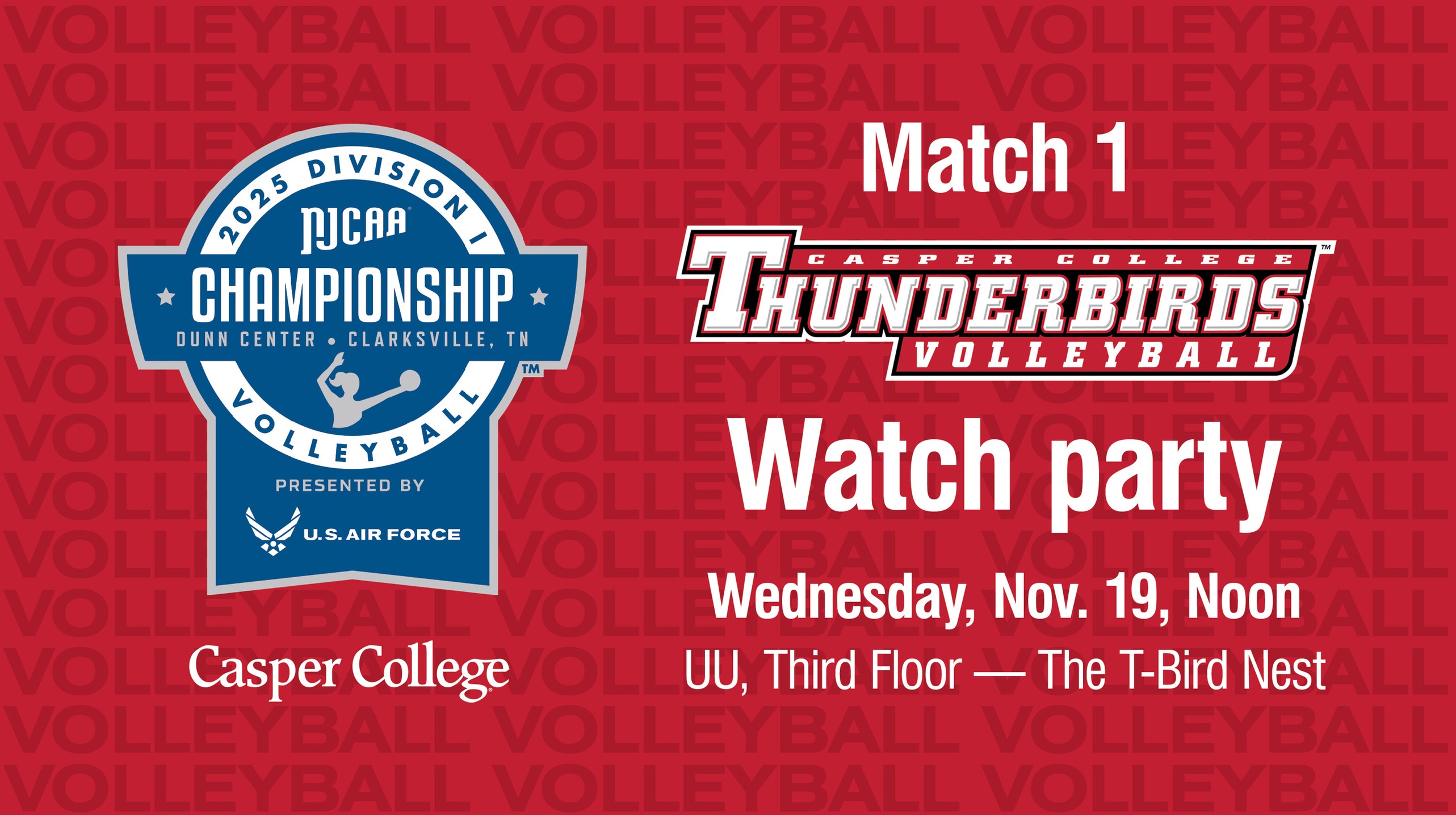 Women's Volleyball National Tournament Watch Party 2025